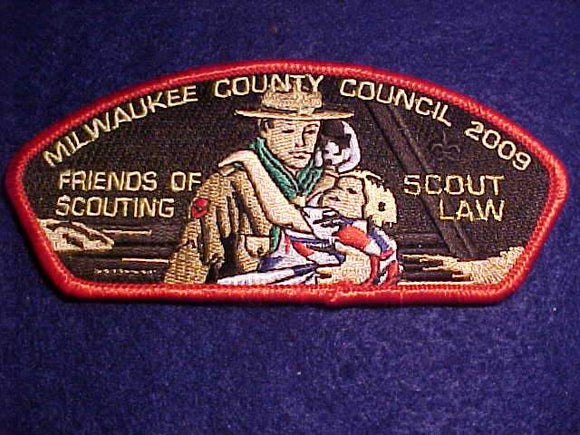 MILWAUKEE COUNTY C. SA-11.1, FOS 2009, SCOUT LAW, RED BDR.