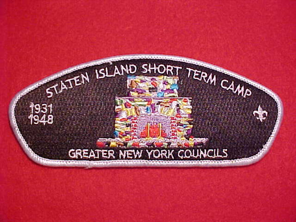 GREATER NEW YORK COUNCILS SA-128, STATEN ISLAND SHORT TERM CAMP, 1931-1948, 100 MADE