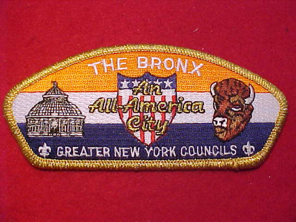 GREATER NEW YORK COUNCILS SA4, THE BRONX - AN ALL AMERICAN CITY, GMY BDR., 250 MADE