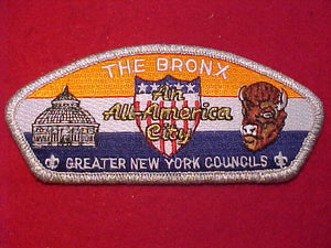 GREATER NEW YORK COUNCILS SA5, THE BRONX - AN ALL AMERICAN CITY, SMY BDR., 50 MADE