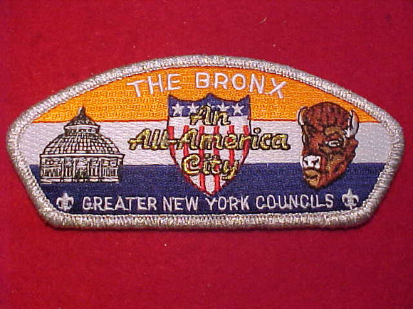 GREATER NEW YORK COUNCILS SA5, THE BRONX - AN ALL AMERICAN CITY, SMY BDR., 50 MADE