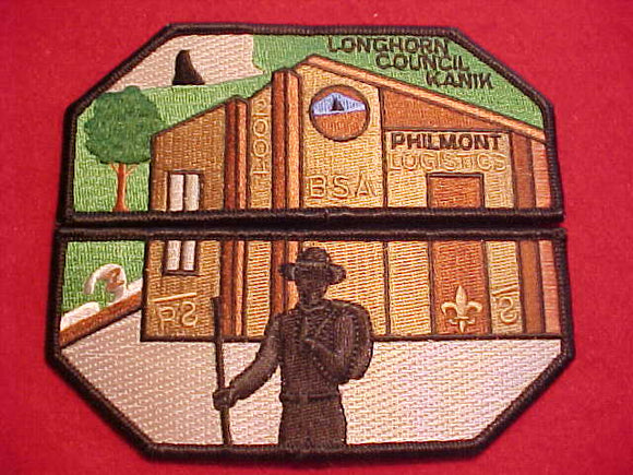 LONGHORN C. SA-56, KANIK, 2004, PHILMONT LOGISTICS, 2 PIECE PATCH