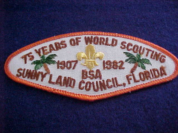 Sunny Land t3b, 75 years of world scouting, 1907-1982