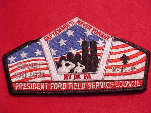 PRESIDENT FORD FSC SA-15, SCOUT SALUTE, 9-11-15