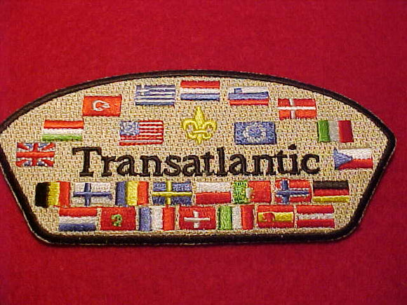 TRANSATLANTIC C. S-18, 6 COUNTRY FLAGS, CUT EDGE