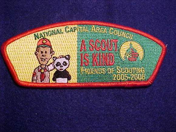 NATIONAL CAPITAL AREA C. SA-83, FOS 2005-2006, A SCOUT IS KIND