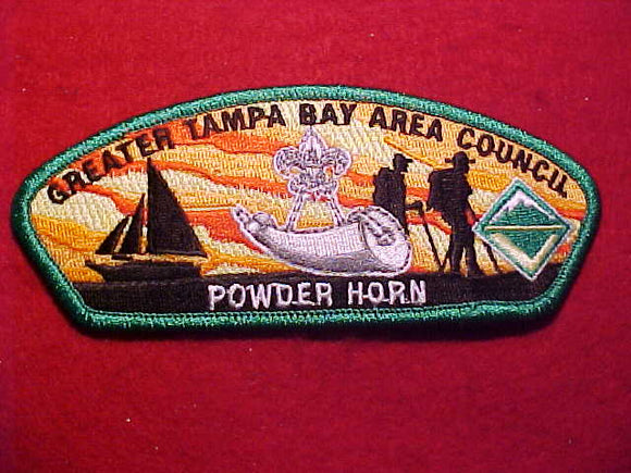 GREATER TAMPA BAY AREA C. SA-qq, POWDER HORN, GREEN BDR.