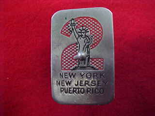 Region 2 N/C slide, aluminum, 1950's, New York, New Jersey, Puerto Rico