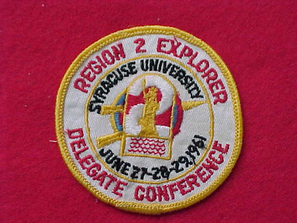 Region 2, explorer delegate conference, 1961, used