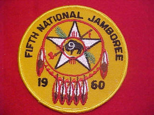 REGION 9 PATCH, J60A ISSUE, 1960 NJ, MINT