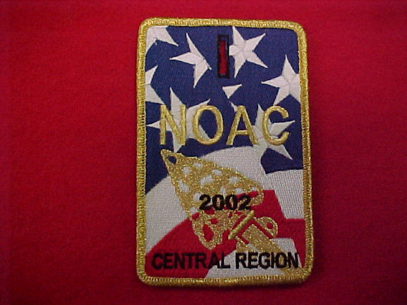 Central Region, 2002 NOAC PATCH, BUTTONHOLE