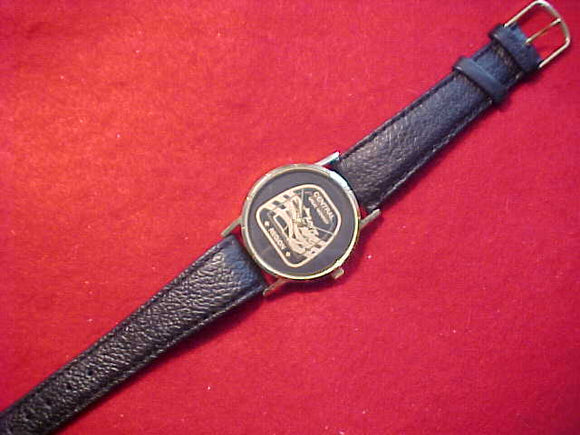 CENTRAL REGION WRISTWATCH, LEATHER BAND, MINT COND.