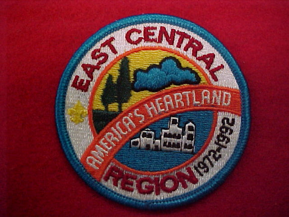 East Central Region, PATCH, 1972-1992, Blue Bdr.