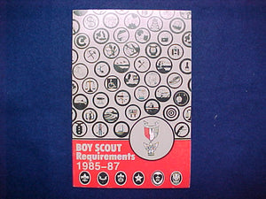 BOY SCOUT REQUIREMENTS, Sep-85