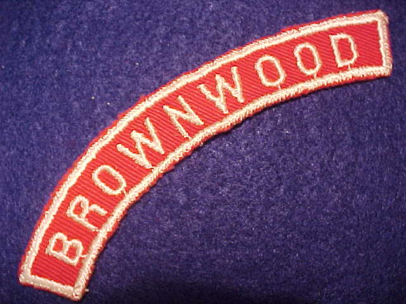 BROWNWOOD RED/WHITE CITY STRIP, MINT