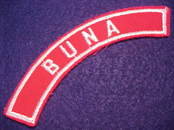 BUNA RED/WHITE CITY STRIP, MINT