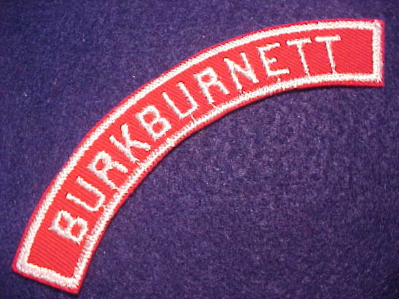 BURKBURNETT RED/WHITE CITY STRIP, MINT