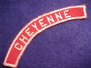 CHEYENNE RED/WHITE CITY STRIP, USED