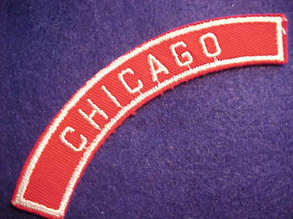 CHICAGO RED/WHITE CITY STRIP, MINT
