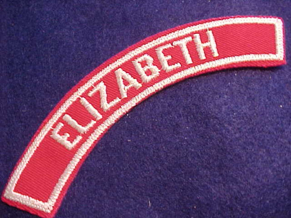 ELIZABETH RED/WHITE CITY STRIP, MINT