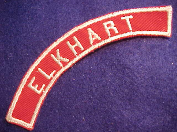 ELKHART RED/WHITE CITY STRIP, MINT