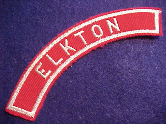 ELKTON RED/WHITE CITY STRIP, MINT
