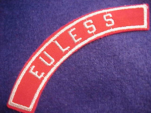 EULESS RED/WHITE CITY STRIP, MINT