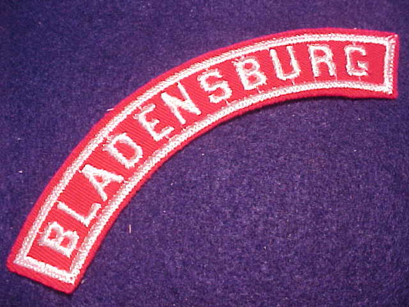 BLADENSBURG RED/WHITE CITY STRIP, MINT