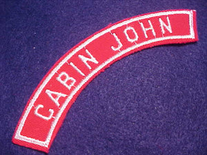 CABIN JOHN RED/WHITE CITY STRIP, MINT