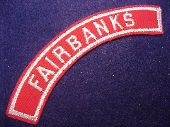 FAIRBANKS RED/WHITE CITY STRIP, MINT