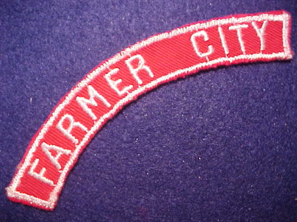 FARMER CITY RED/WHITE CITY STRIP, USED