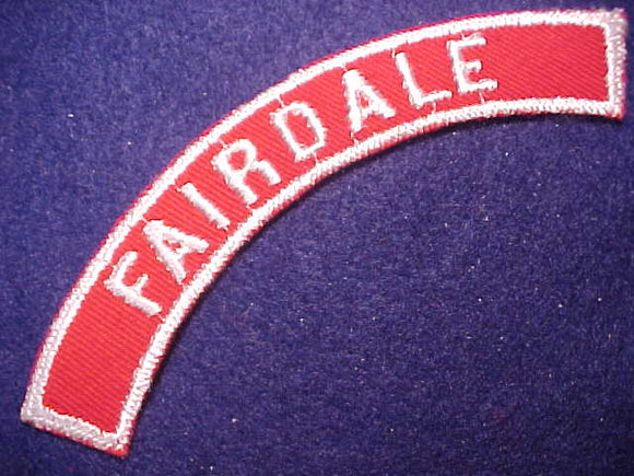 FAIRDALE RED/WHITE CITY STRIP, MINT
