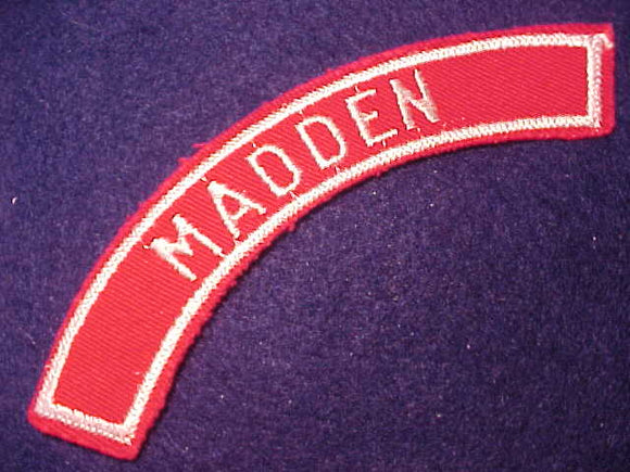 MADDEN RED/WHITE CITY STRIP, MINT