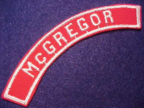 McGREGOR RED/WHITE CITY STRIP, MINT