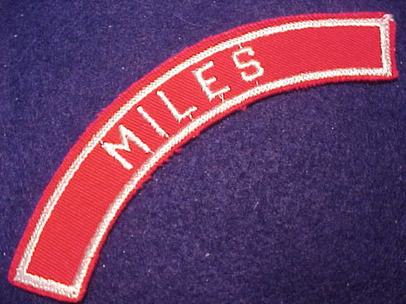 MILES RED/WHITE CITY STRIP, MINT