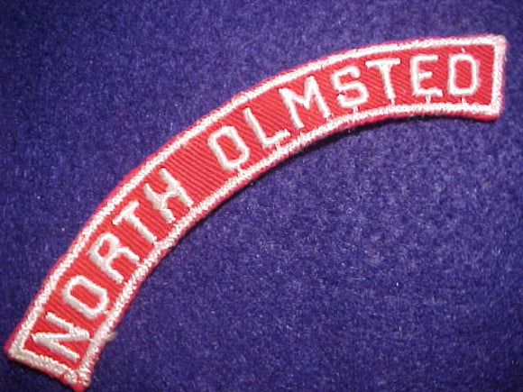 NORTH OLMSTEAD RED/WHITE CITY STRIP, MINT