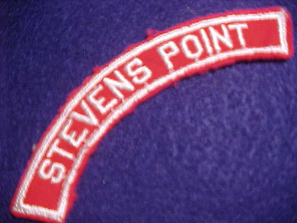 STEVENS POINT RED/WHITE CITY STRIP, MINT