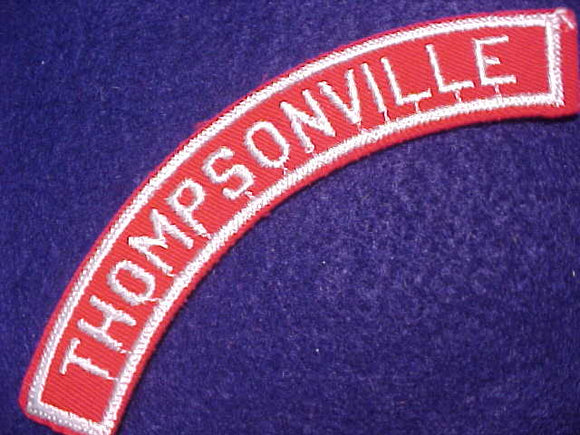 THOMPSONVILLE RED/WHITE CITY STRIP, MINT