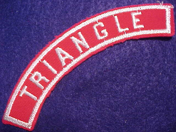 TRIANGLE RED/WHITE CITY STRIP, MINT
