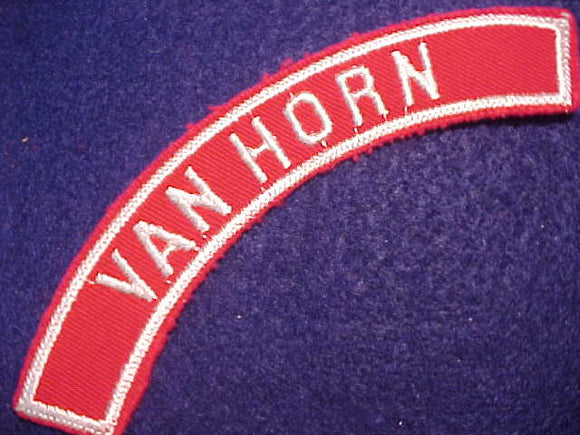 VAN HORN RED/WHITE CITY STRIP, MINT
