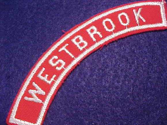WESTBROOK RED/WHITE CITY STRIP, MINT