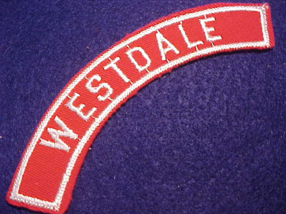 WESTDALE RED/WHITE CITY STRIP, MINT