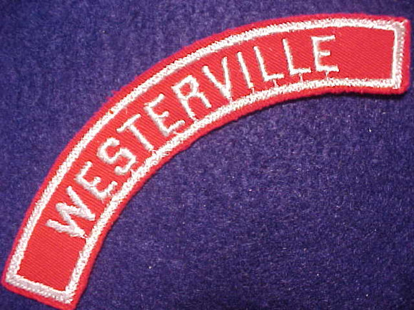 WESTERVILLE RED/WHITE CITY STRIP, MINT