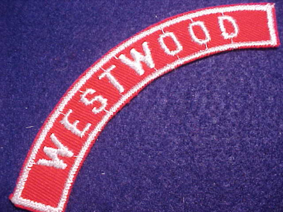 WESTWOOD RED/WHITE CITY STRIP, MINT