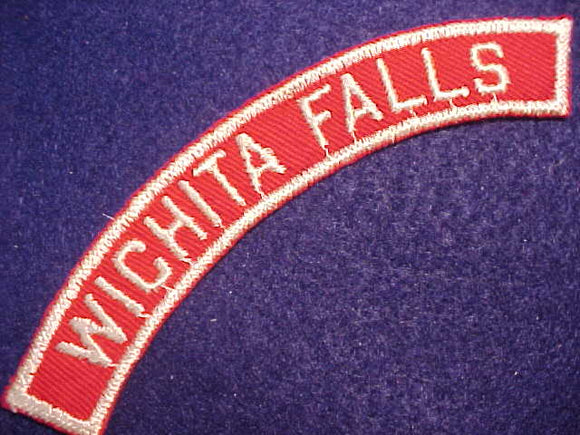 WICHITA FALLS RED/WHITE CITY STRIP, MINT