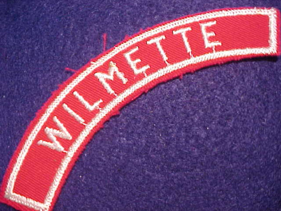 WILMETTE RED/WHITE CITY STRIP, MINT