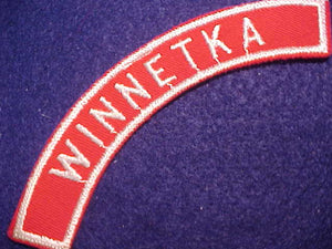 WINNETKA RED/WHITE CITY STRIP, MINT
