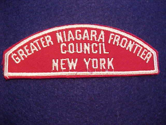 RED/WHITE STRIP, GREATER NIAGARA FRONTIER/COUNCIL/NEW YORK