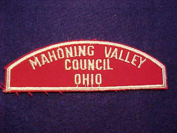 RED/WHITE STRIP, MAHONING VALLEY/COUNCIL/OHIO