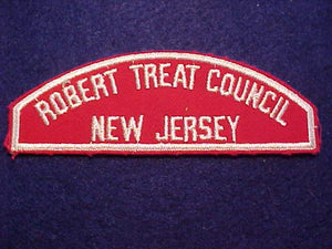 RED/WHITE STRIP, ROBERT TREAT COUNCIL/NEW JERSEY